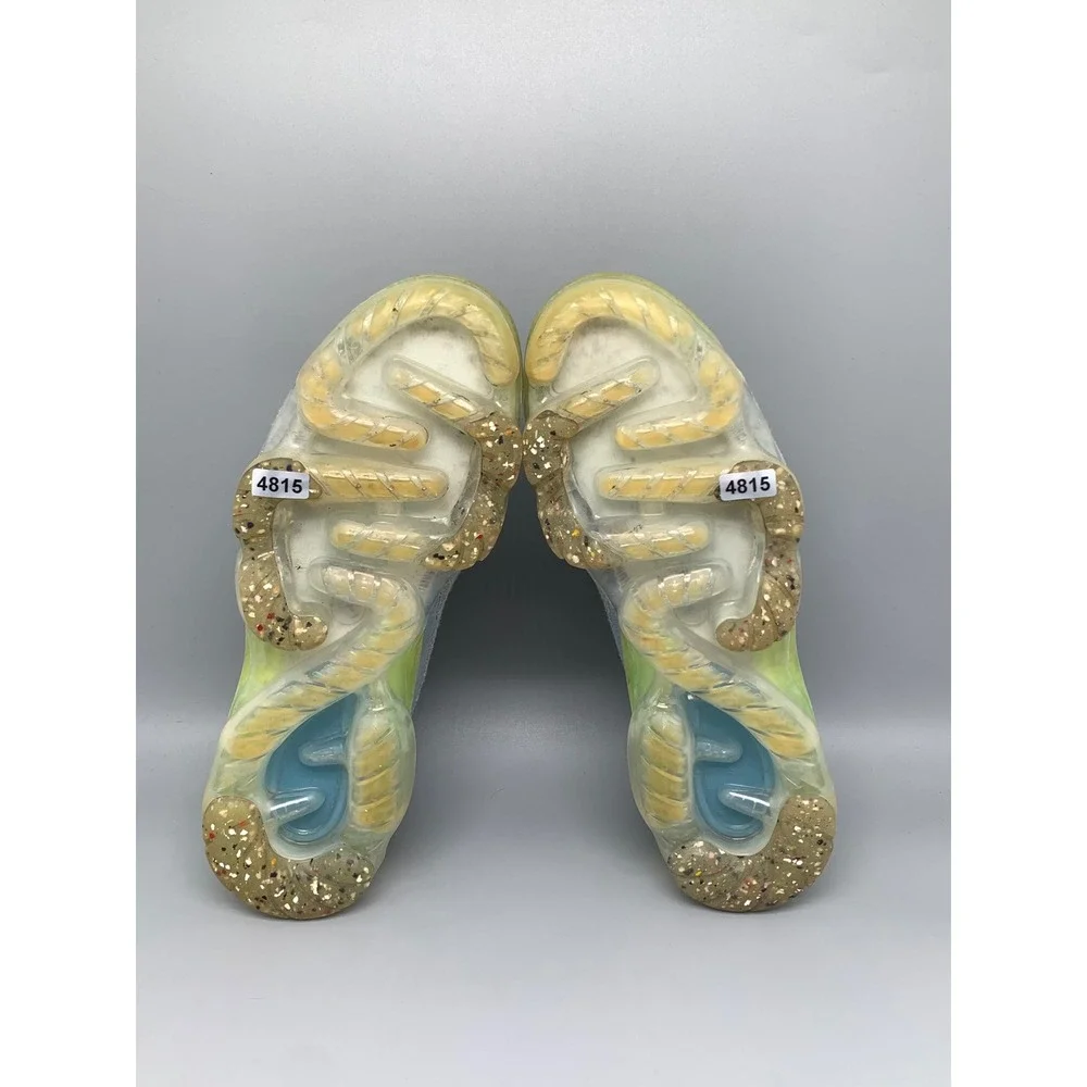 Nike Air Vapormax 2021‎ FK Grey Lime Running Shoes DB1550-003 Women's Sz 8.5